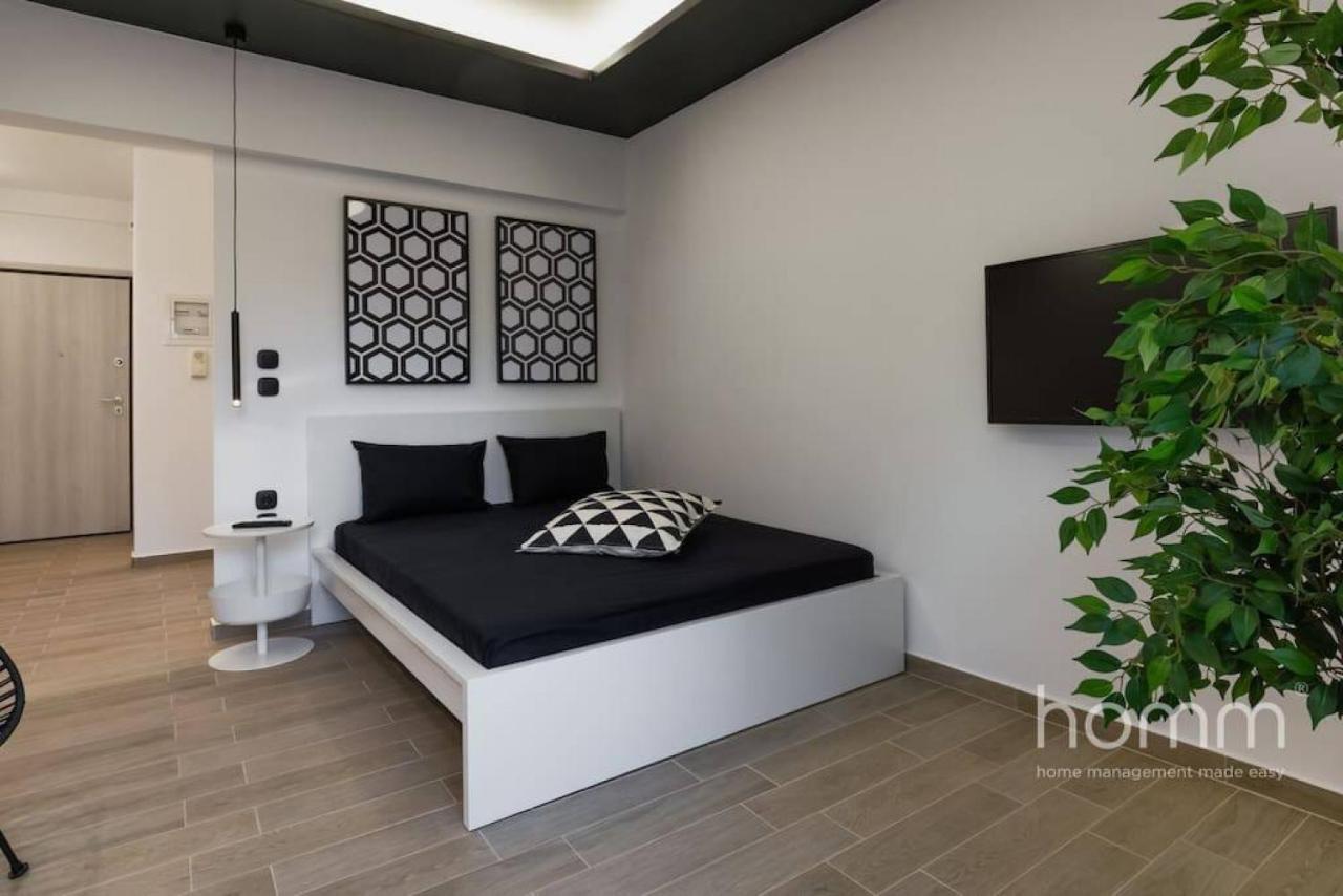 34Sqm Minimal Homm Apartment With Acropolis View Athena Bagian luar foto