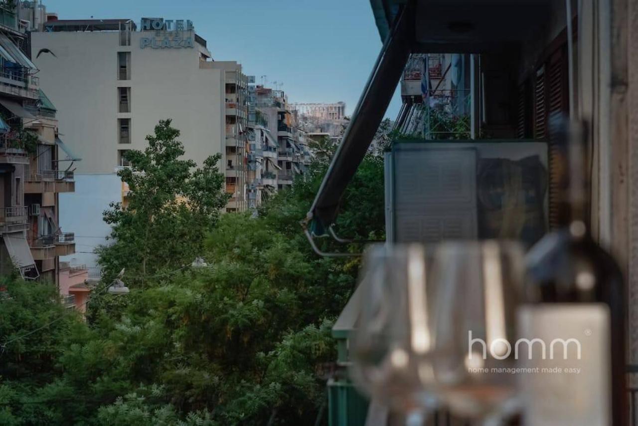 34Sqm Minimal Homm Apartment With Acropolis View Athena Bagian luar foto