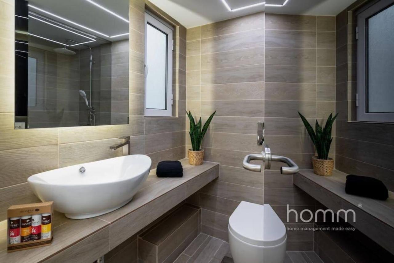 34Sqm Minimal Homm Apartment With Acropolis View Athena Bagian luar foto