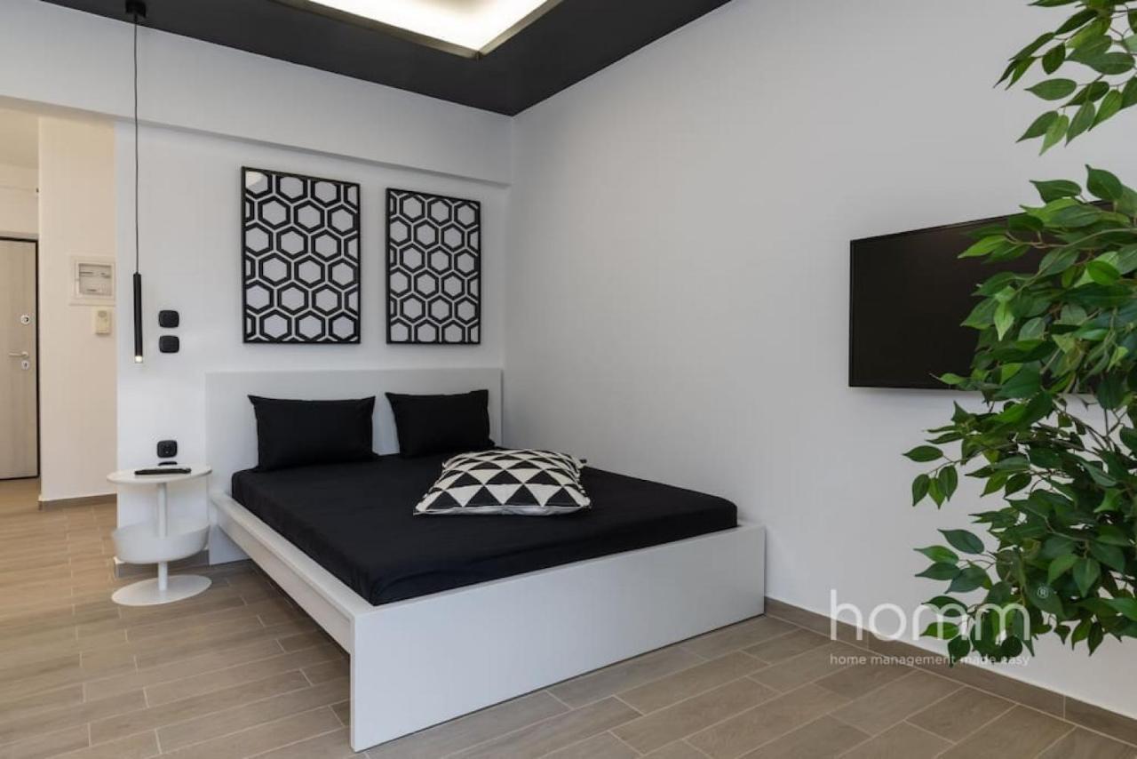 34Sqm Minimal Homm Apartment With Acropolis View Athena Bagian luar foto