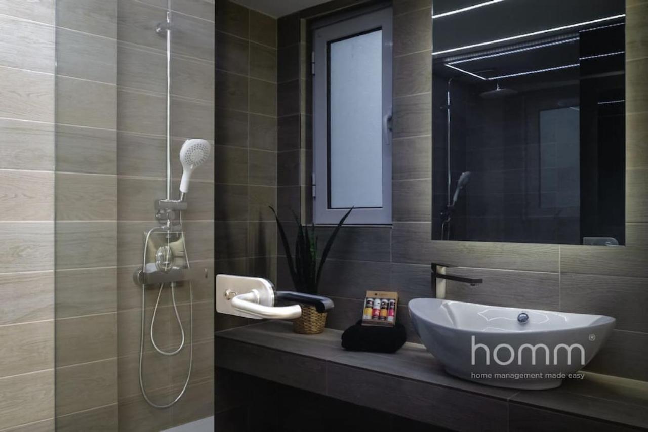 34Sqm Minimal Homm Apartment With Acropolis View Athena Bagian luar foto