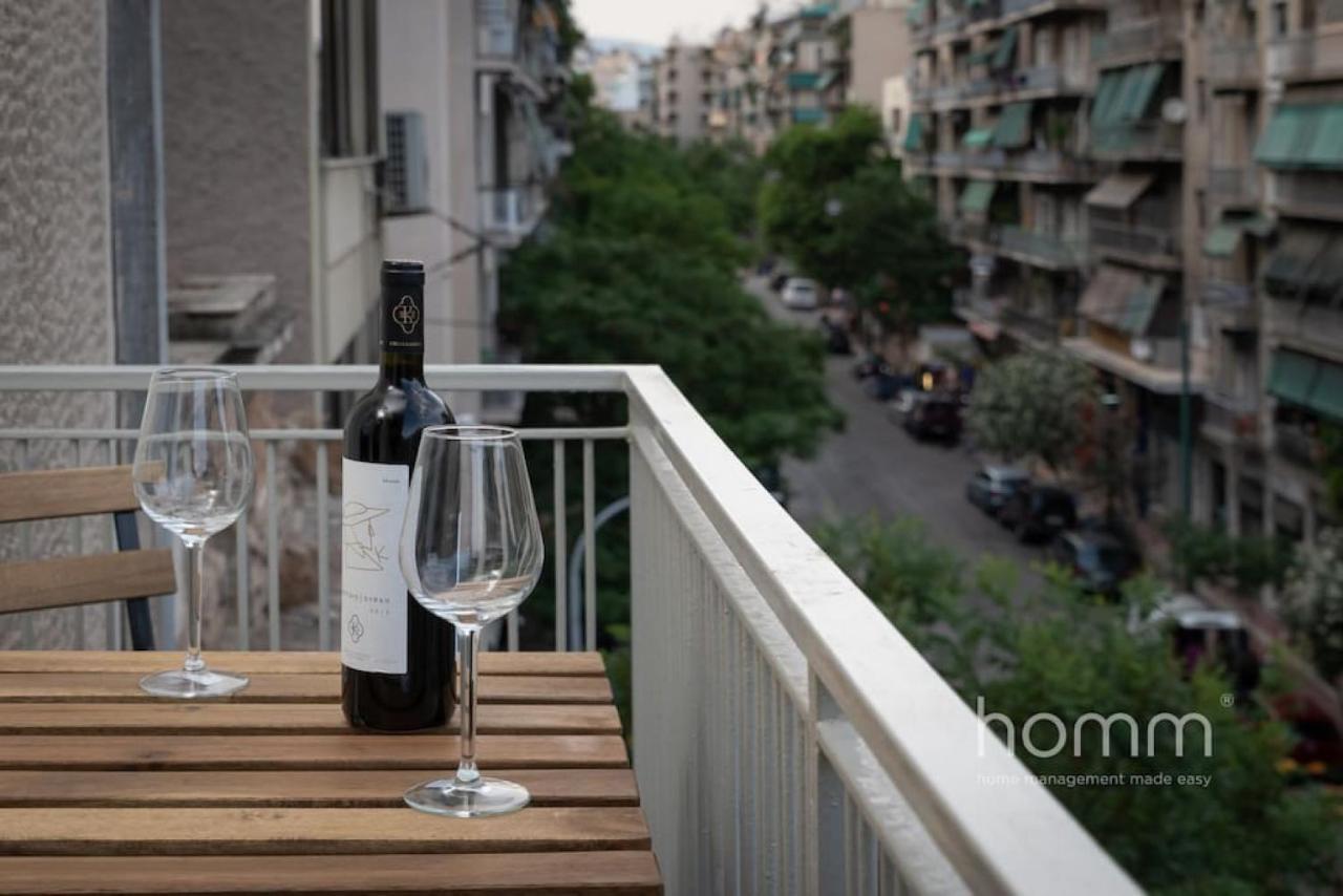 34Sqm Minimal Homm Apartment With Acropolis View Athena Bagian luar foto
