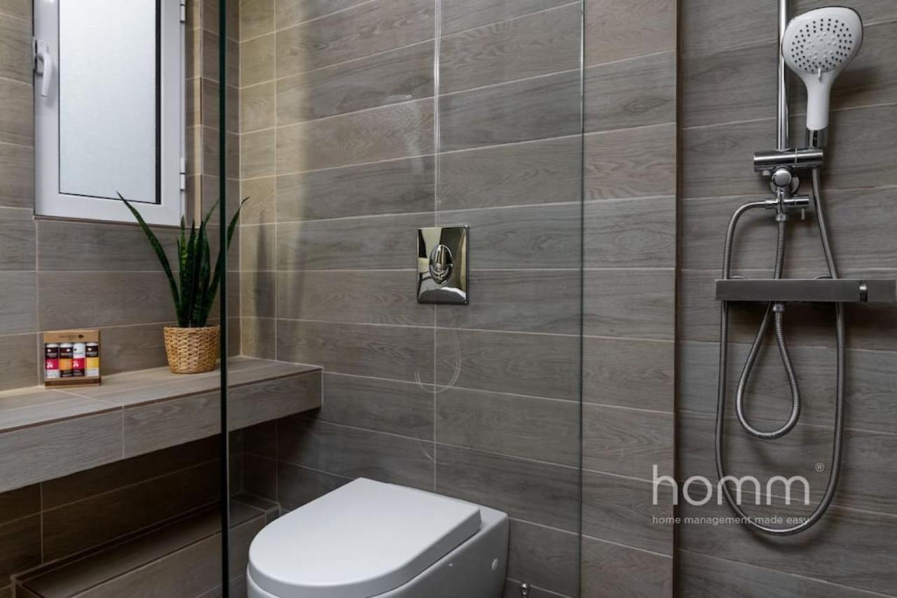 34Sqm Minimal Homm Apartment With Acropolis View Athena Bagian luar foto
